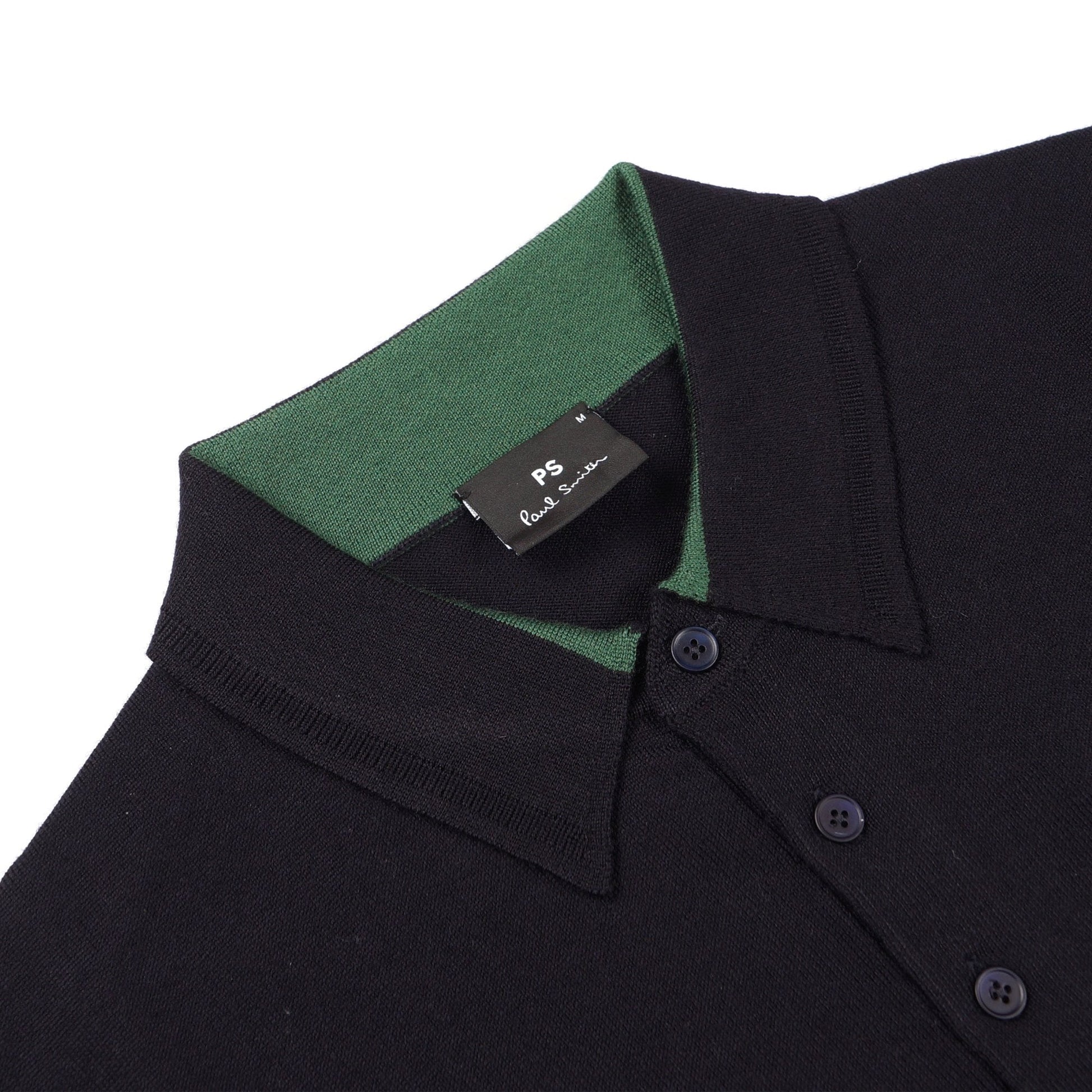 Paul Long Sleeve Pullover Polo - Very Dark Navy