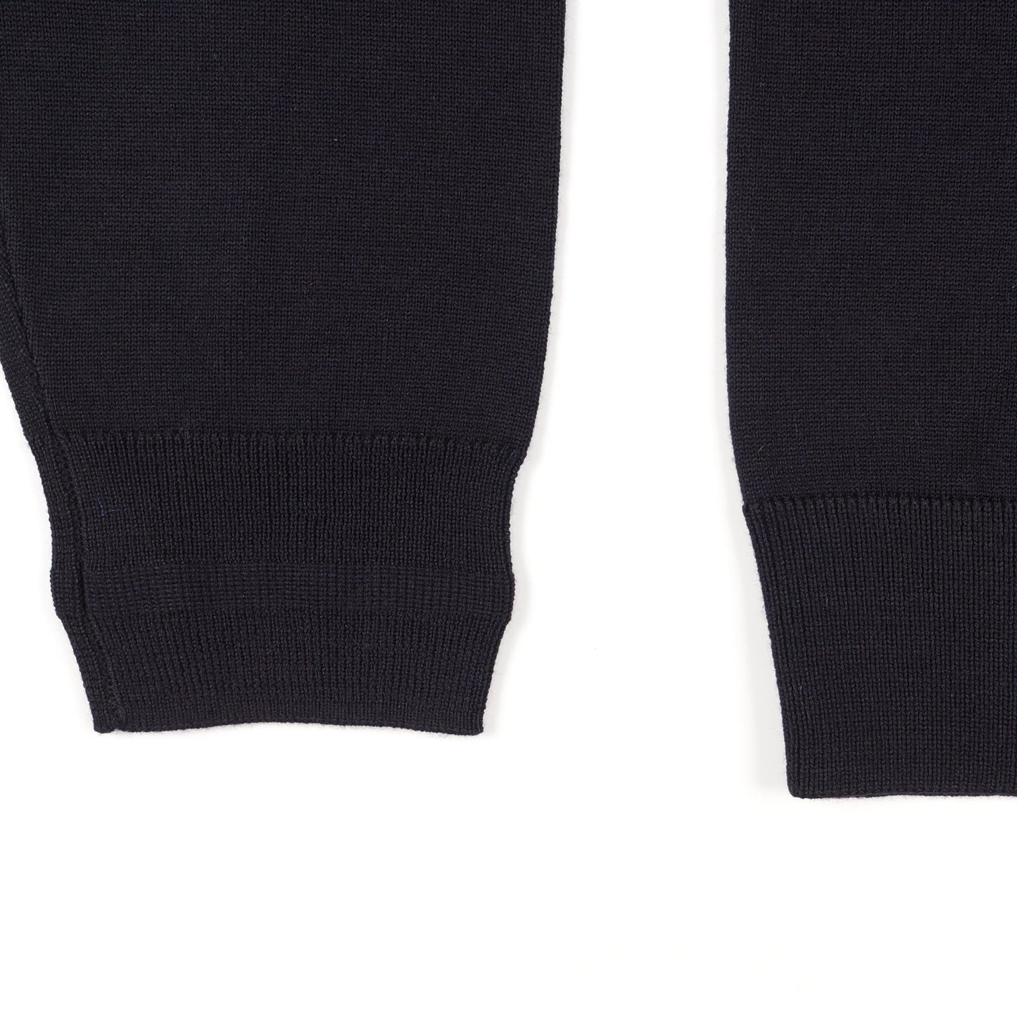 Long Sleeve Pullover Polo - Very Dark Navy