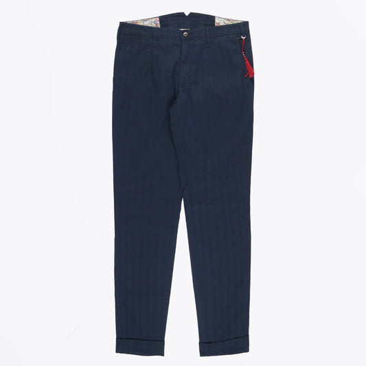 Leo - Super Slim Stretch Trousers - Navy