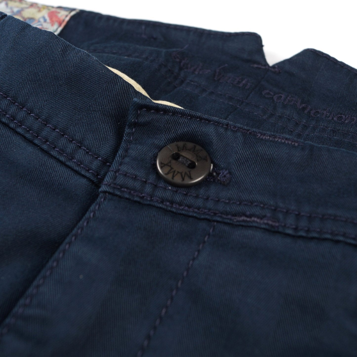Leo - Super Slim Stretch Trousers - Navy