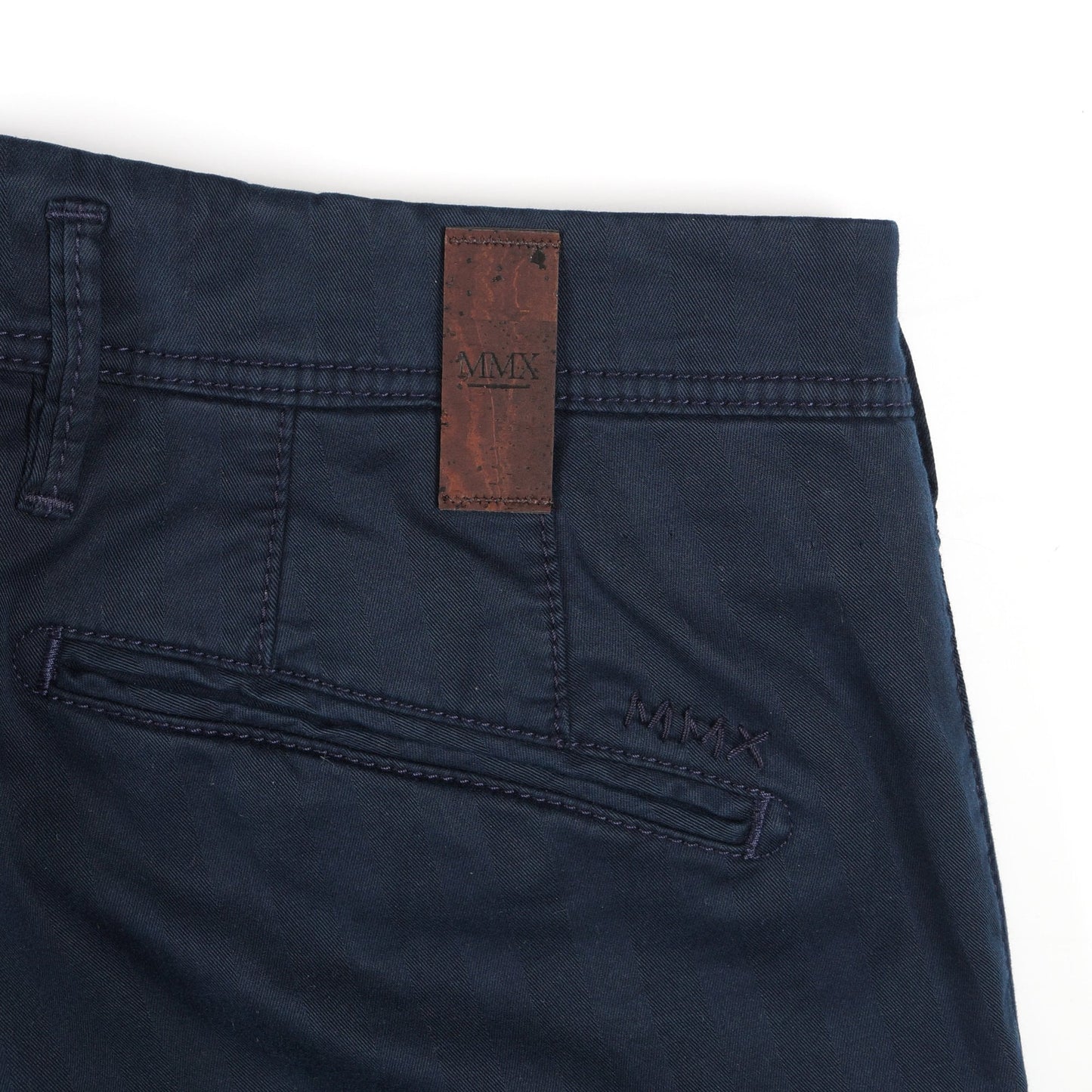Leo - Super Slim Stretch Trousers - Navy