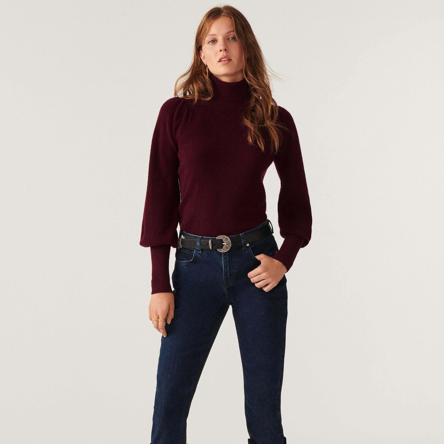 - Eden Jumper - Bordeaux