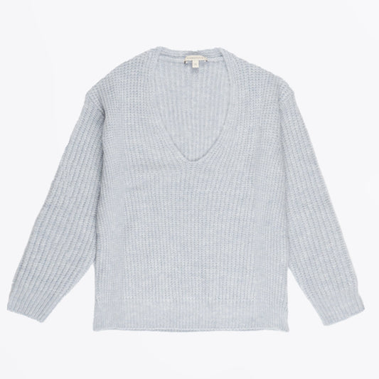 - Stella - Knitted Pullover - Sky Blue