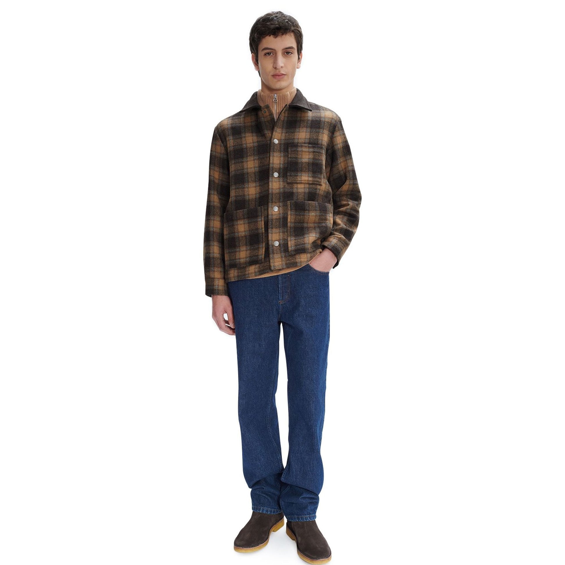 A.P.C. New Emile Jacket - Brown