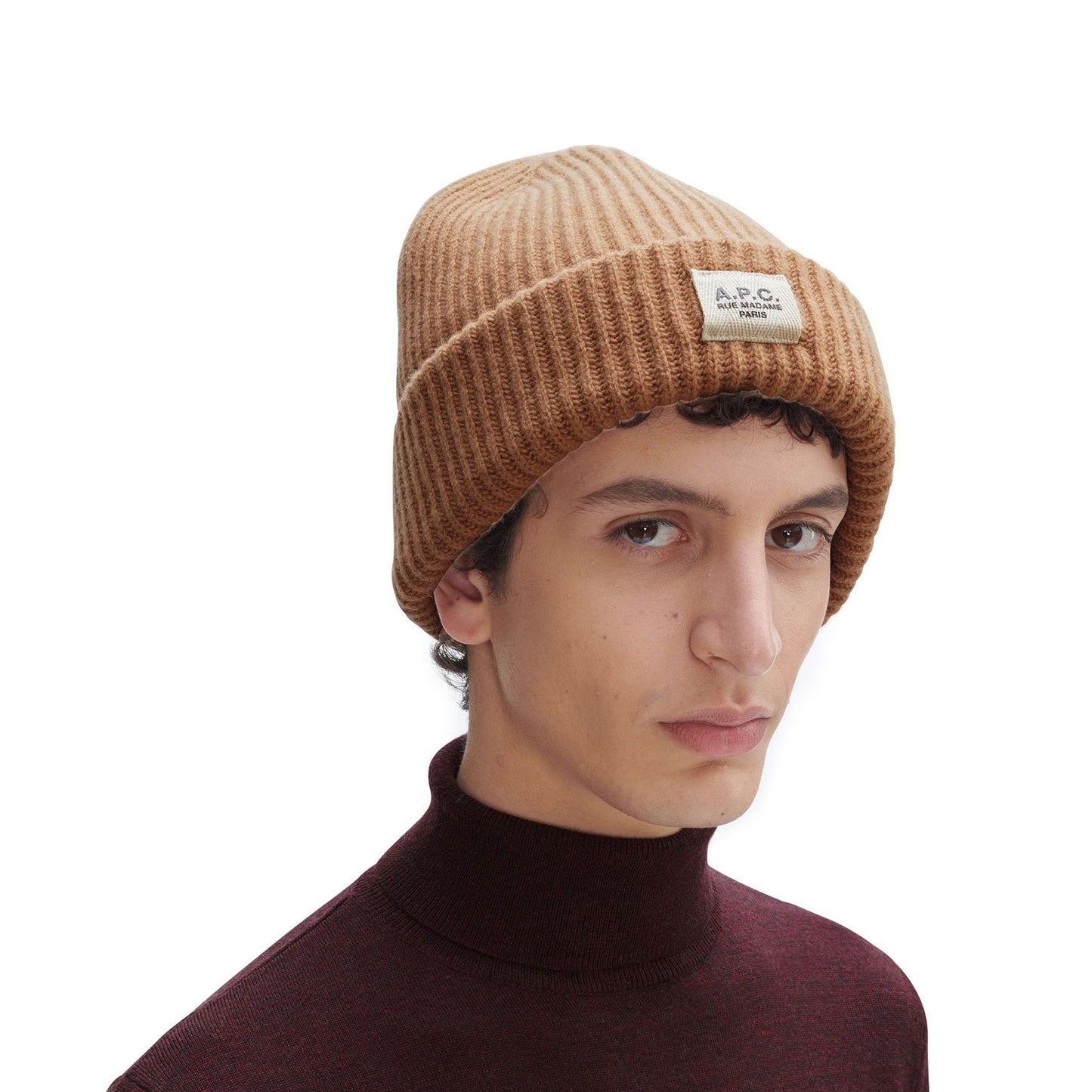 James Knit Cap - Camel