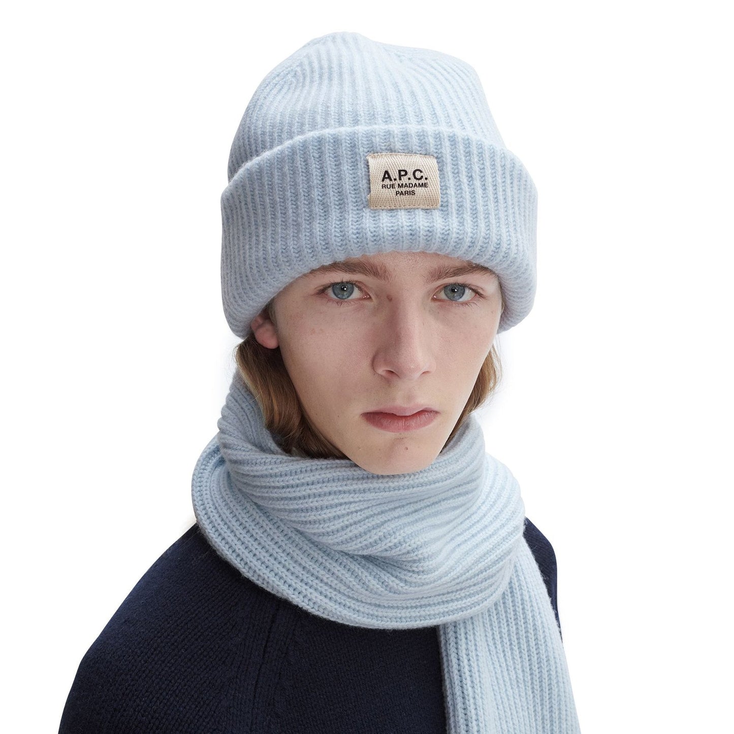 - James Knit Cap - Sky Blue