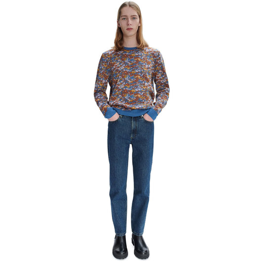 - Clement Fine Merino Pullover - China Steel Blue