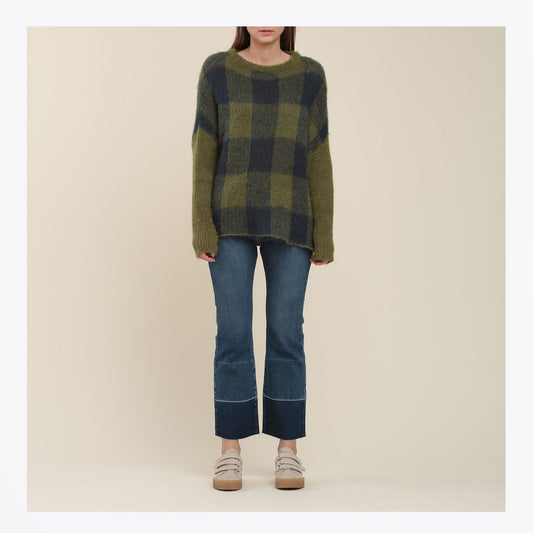 - Sandra Pullover - Blue/Green