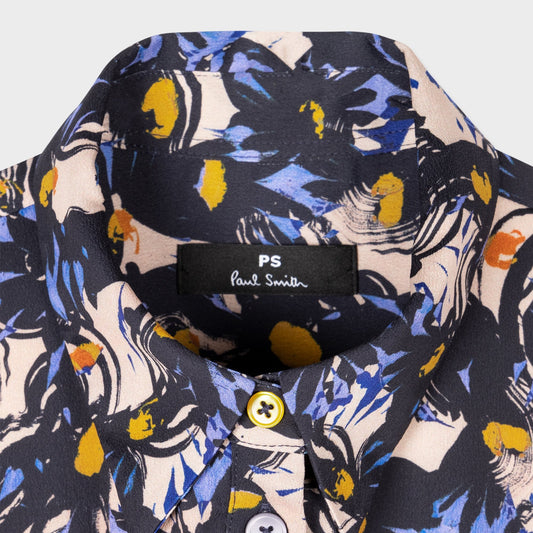 - Snow Pixie Shirt Dress - Blue