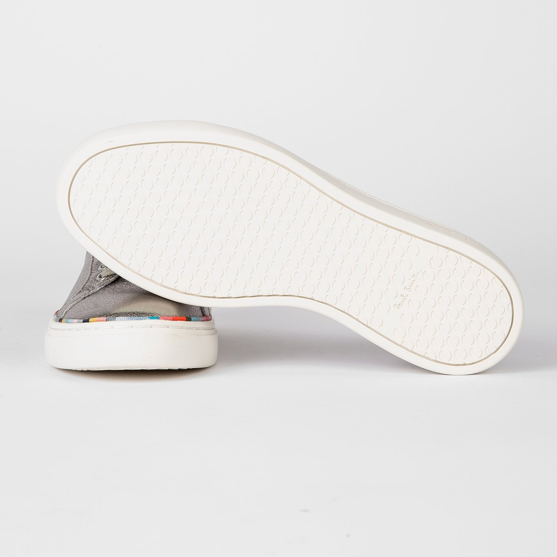 Paul Lapin Swirl Rand Sneakers - Silver
