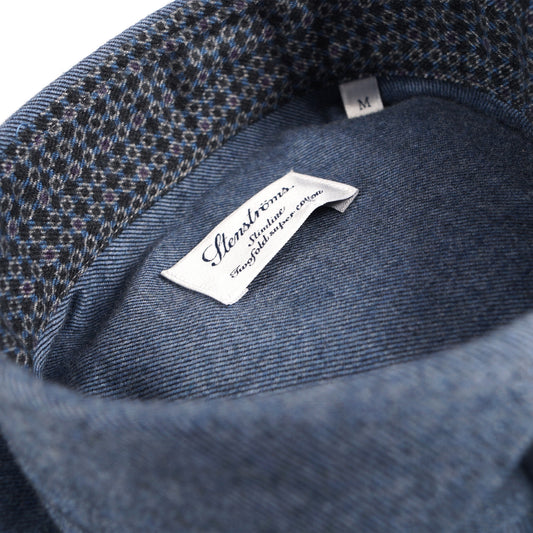 - Slimline 37 Flannel With Trim - Blue