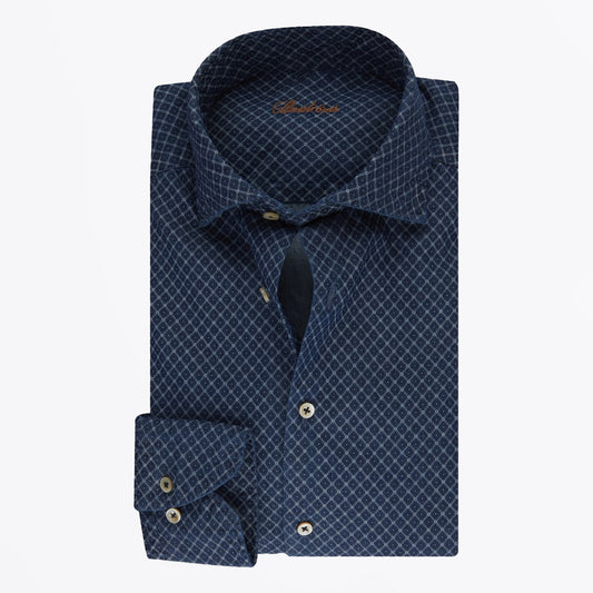 - Slimline 92 Sport Jacquard Pattern - Navy