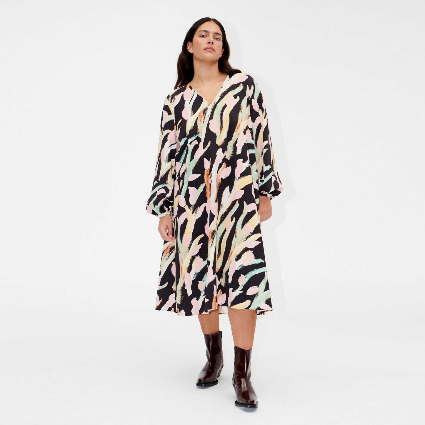 Nini Dress - Night Blooming Tree