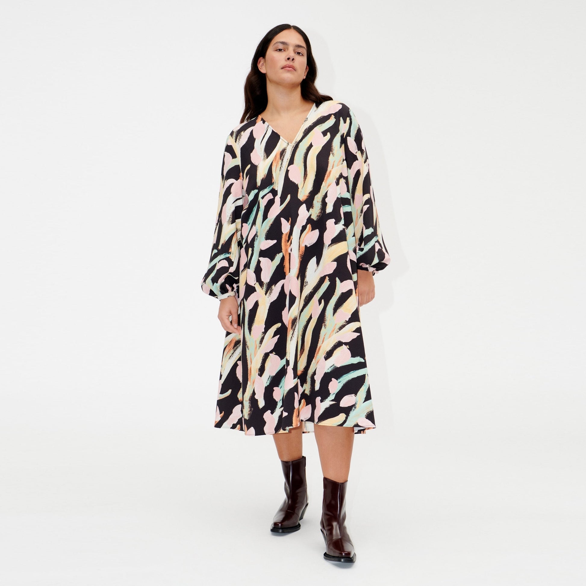 Stine Nini Dress - Night Blooming Tree