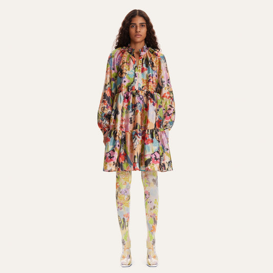 Jasmine Dress - Abstract Floral