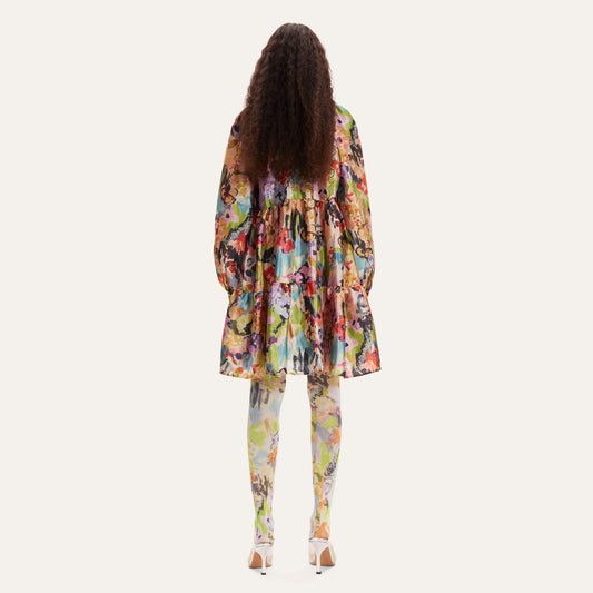 Jasmine Dress - Abstract Floral