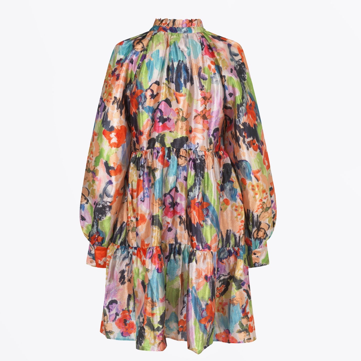 - Jasmine Dress - Abstract Floral