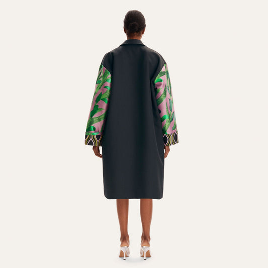 - Breanna Coat - Pink Blooming Tree