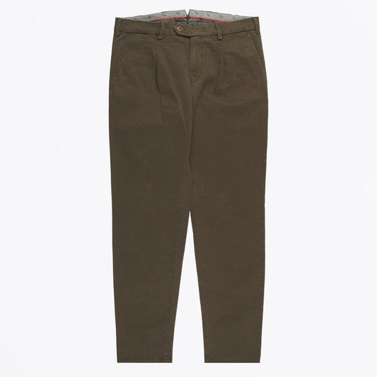 Leo - Super Slim Stretch Chino - Green
