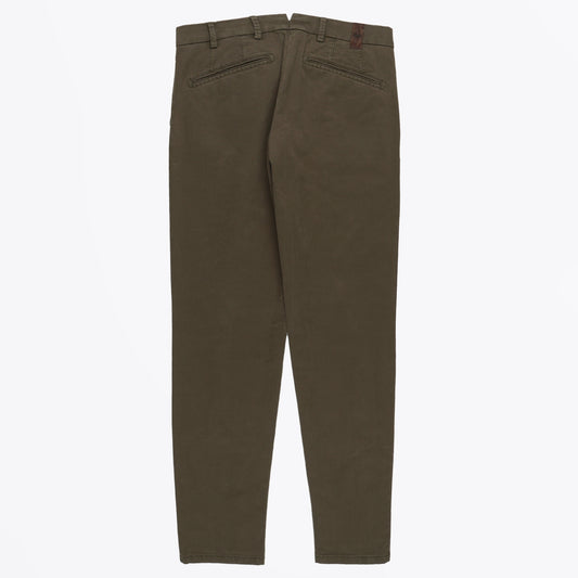 Leo - Super Slim Stretch Chino - Green
