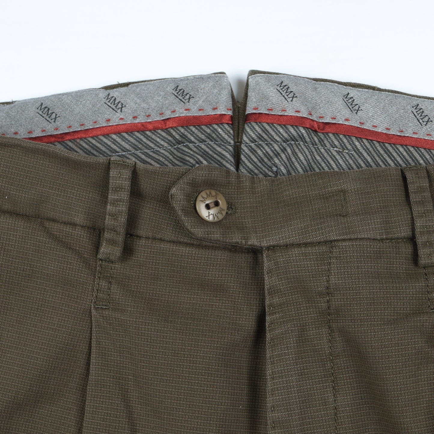 Leo - Super Slim Stretch Chino - Green