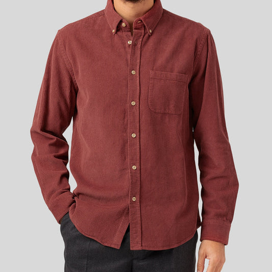 Lobo - Corduroy Shirt - Bordeaux