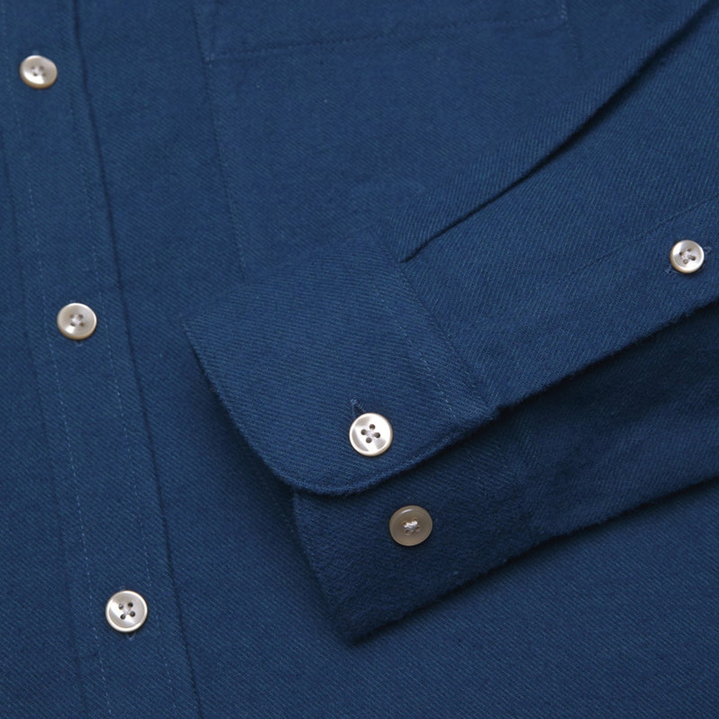 - Teca - Cotton Shirt - French Blue