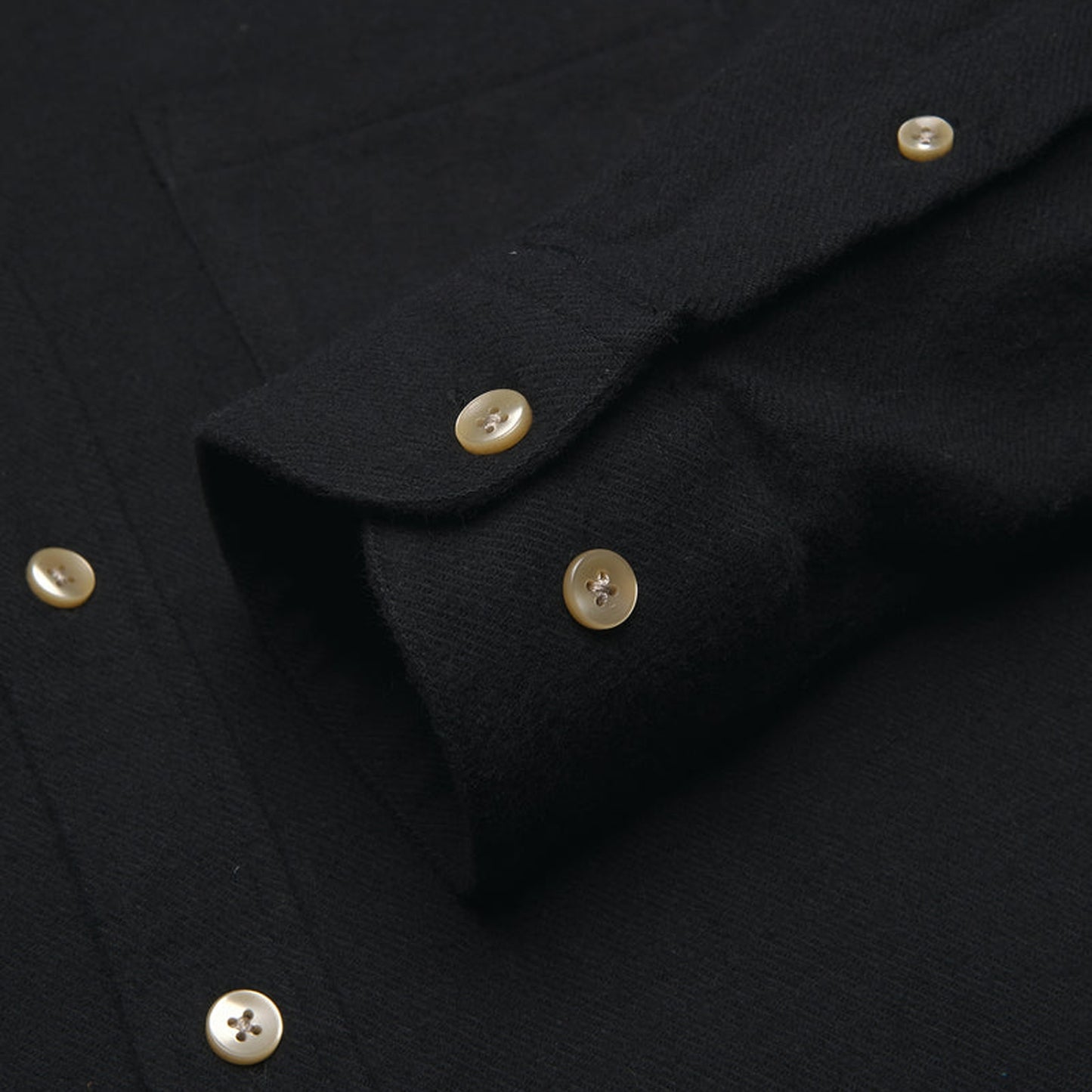 - Teca - Cotton Shirt - Black