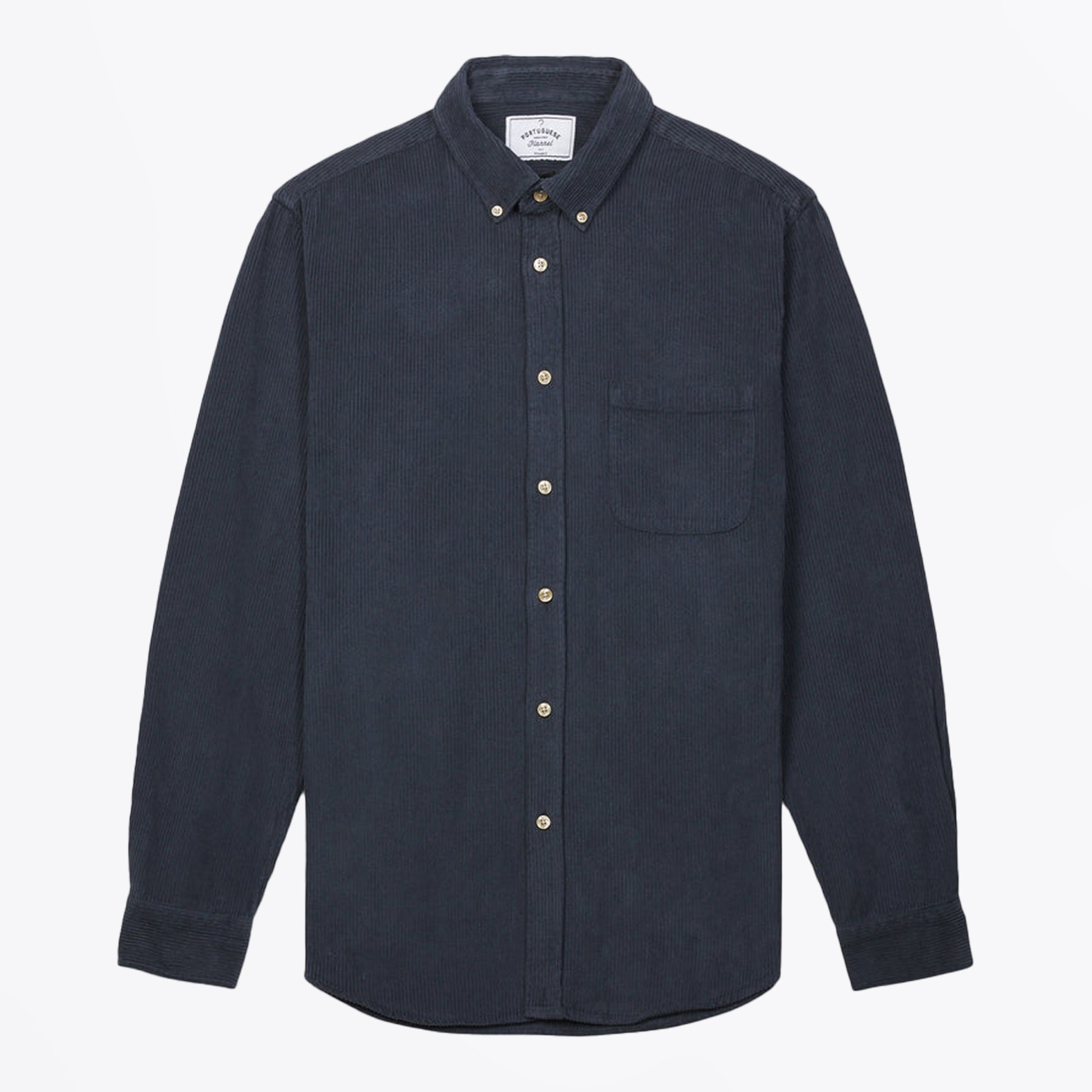 Portuguese Lobo - Corduroy Shirt - Navy