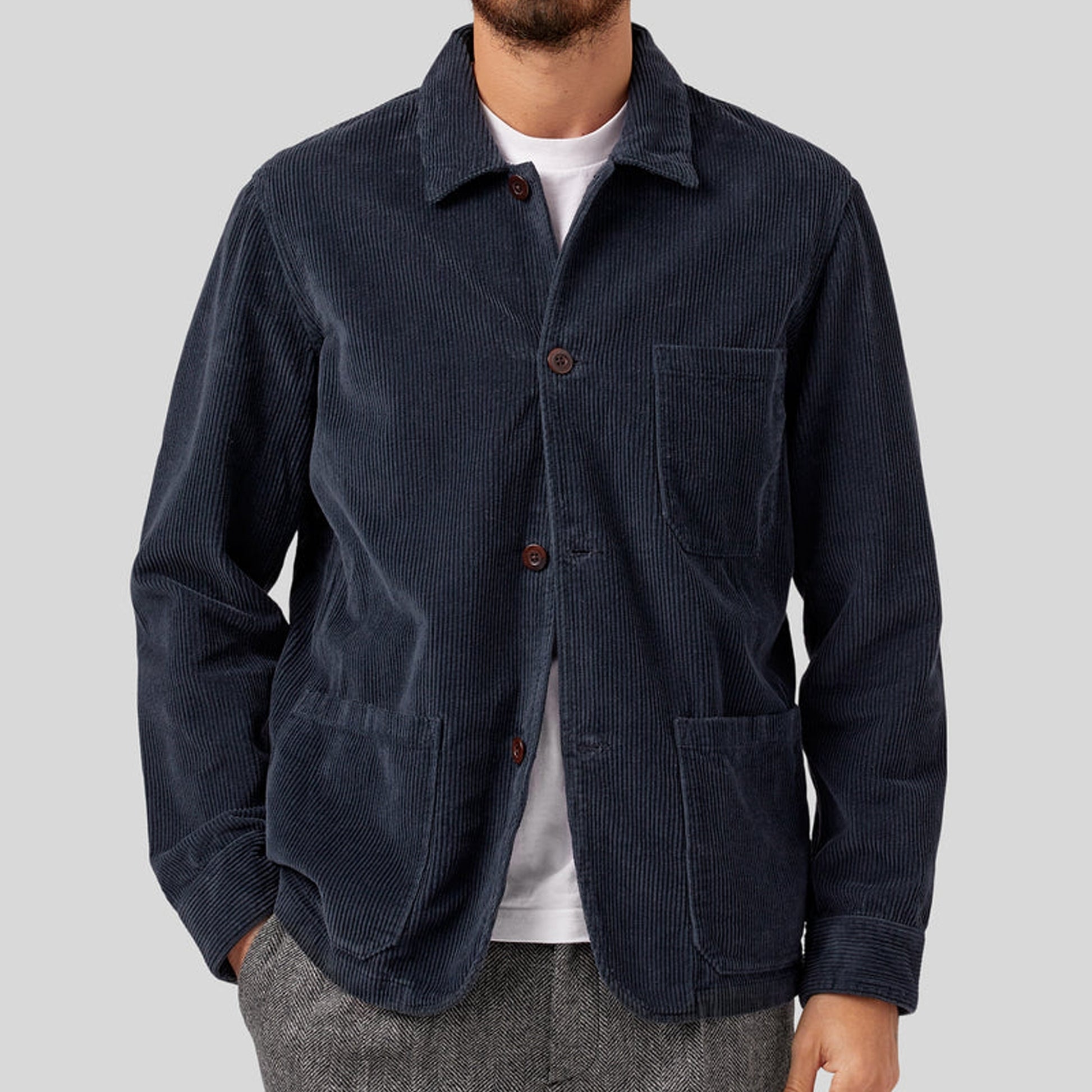 Portuguese Labura - Corduroy Jacket - Blue