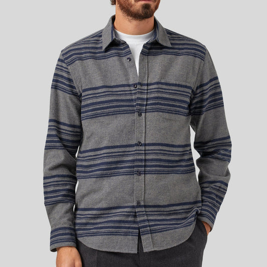 Labrosa - Stripe Shirt - Grey