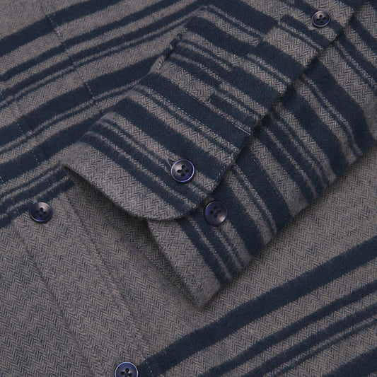 Labrosa - Stripe Shirt - Grey