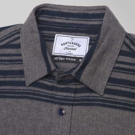 Labrosa - Stripe Shirt - Grey