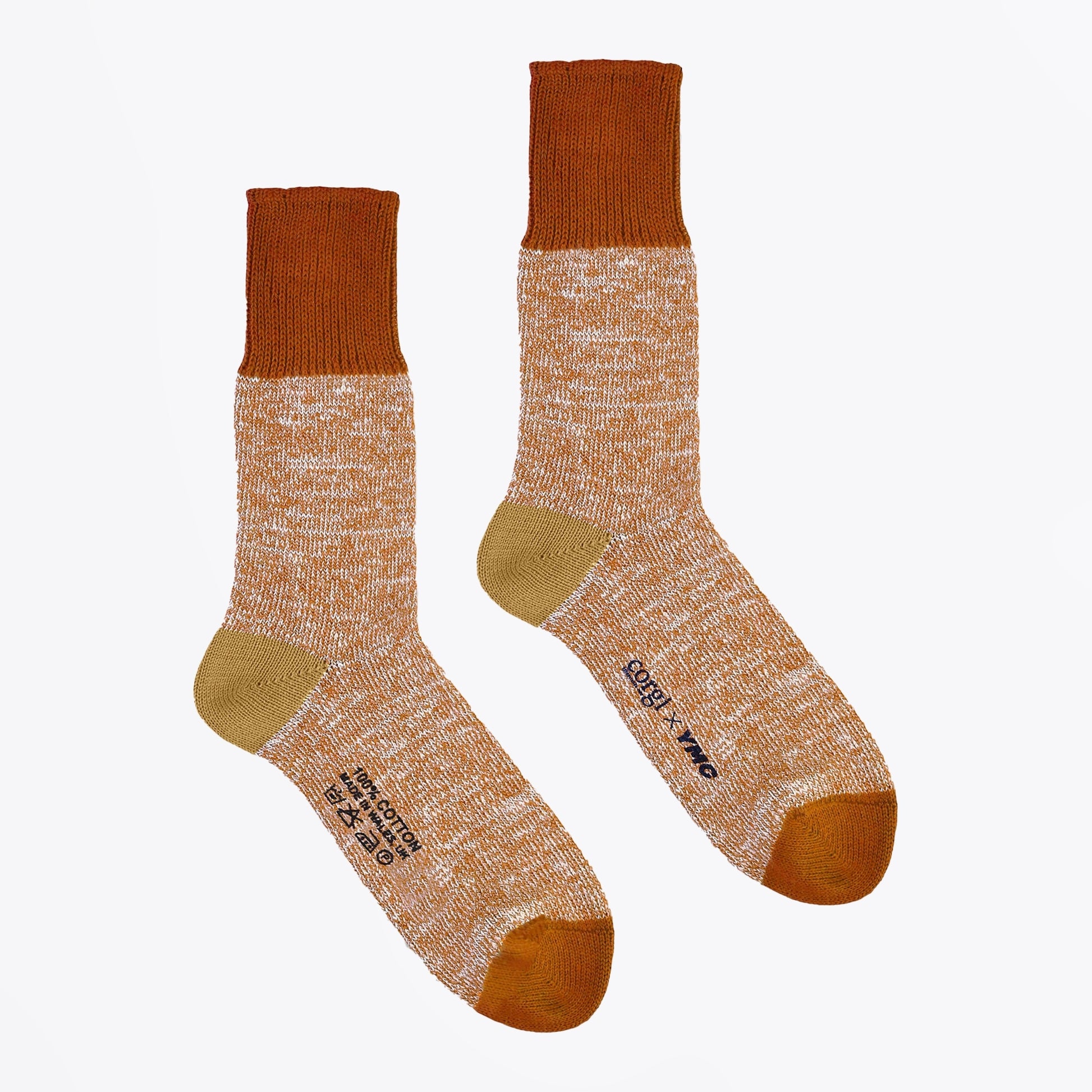 YMC Monkey Socks - Orange