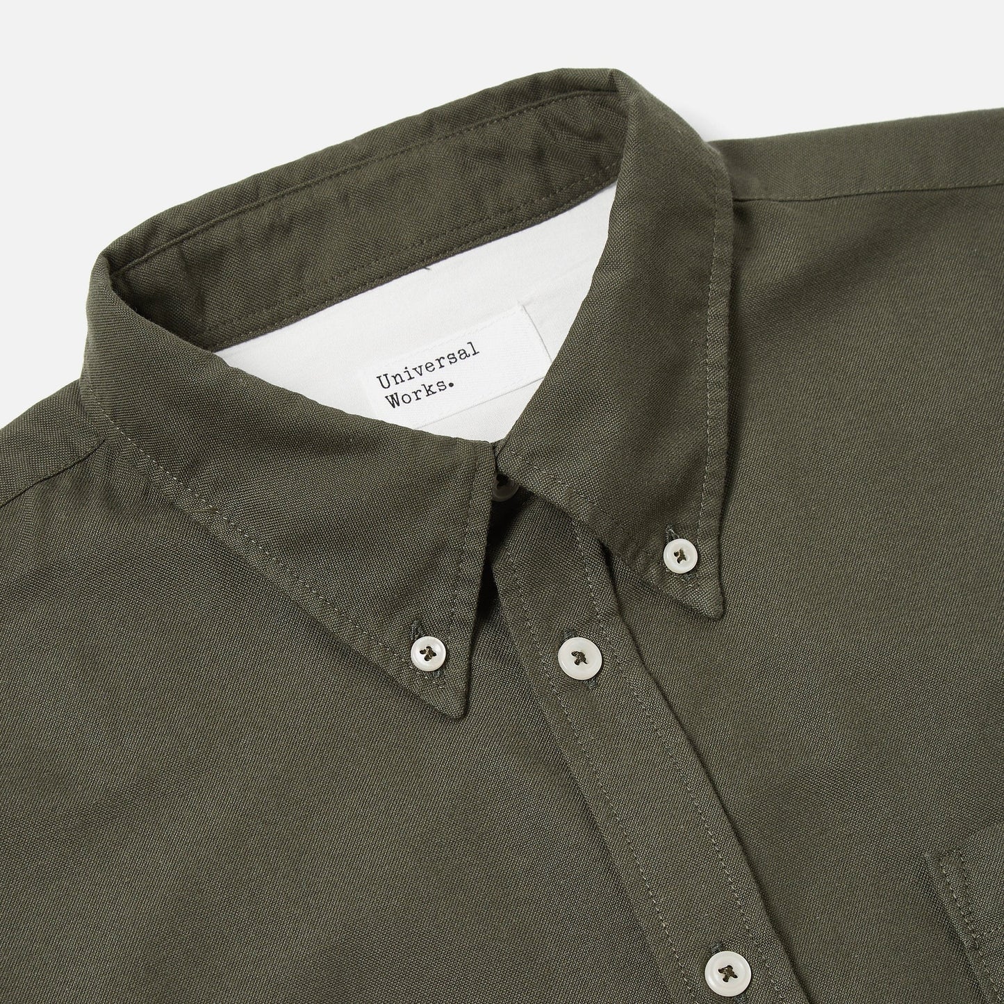 - Daybrook - Organic Mill Oxford Shirt - Olive