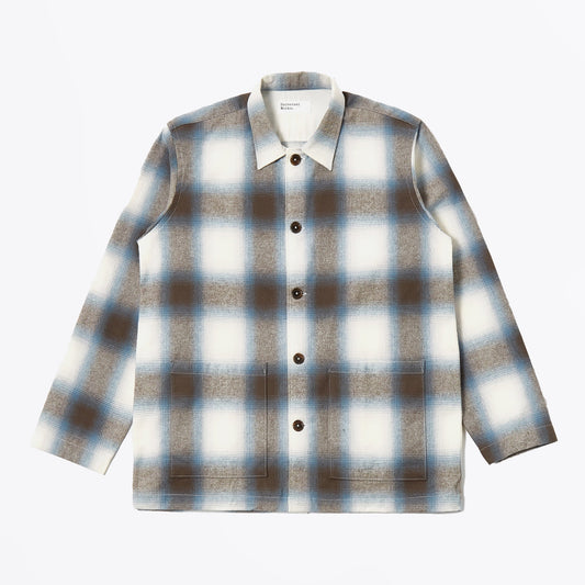 - Shadow Nebraska Easy Overshirt - Navy/Blue