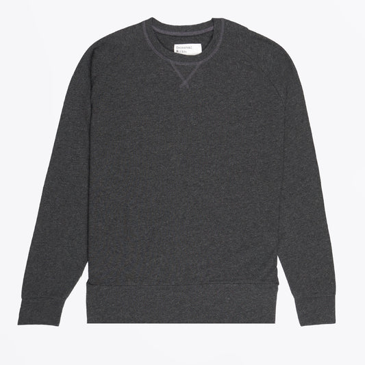 Mr K Wool Mix Crew Sweatshirt - Charcoal