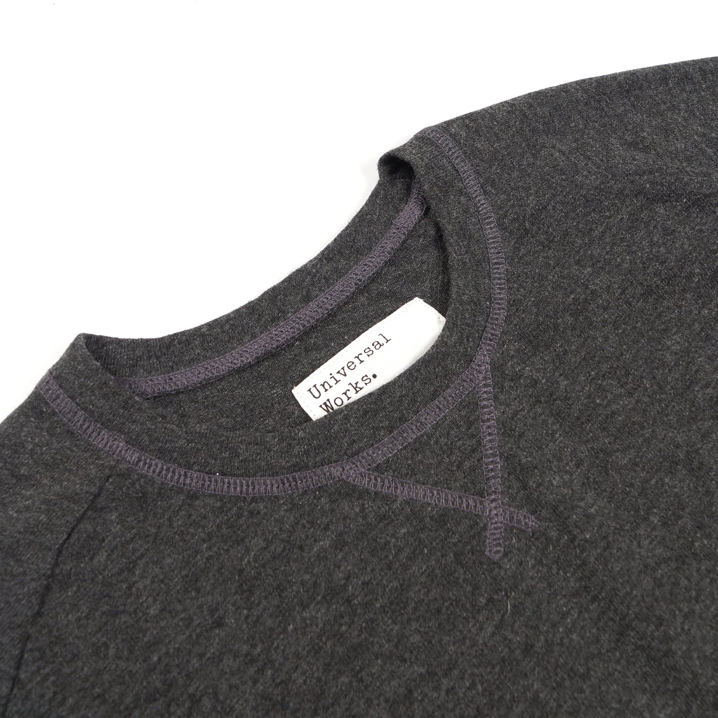 Mr K Wool Mix Crew Sweatshirt - Charcoal