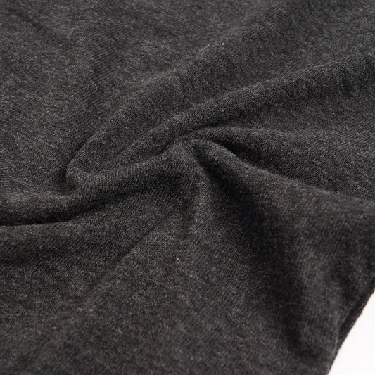 Mr K Wool Mix Crew Sweatshirt - Charcoal