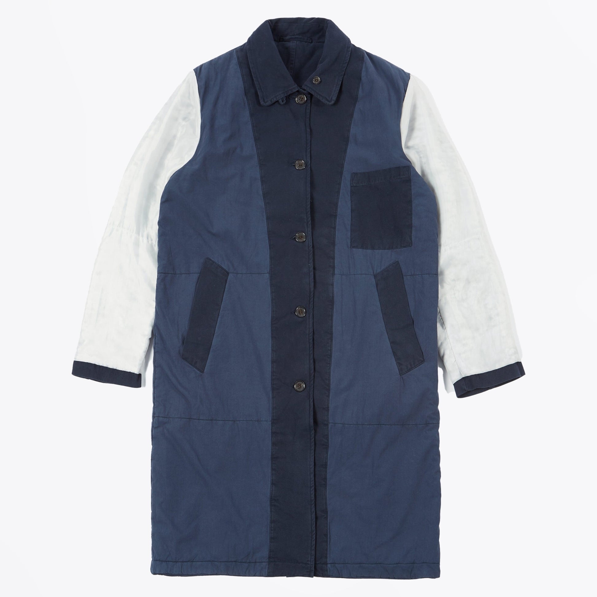 Universal Inside/Out Canvas Ins Overcoat - Navy