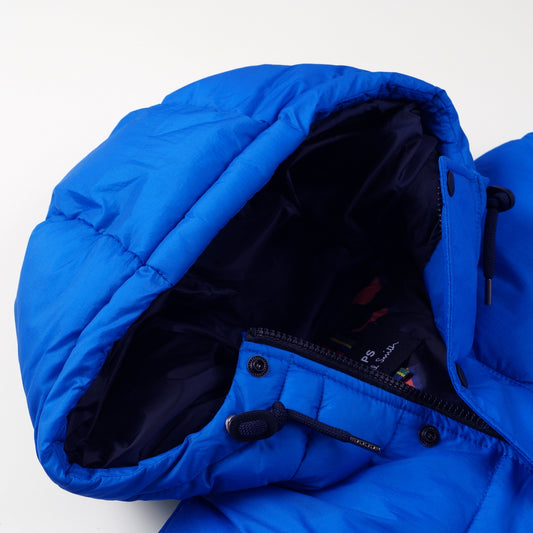- Fibre Down Parka Coat - Blue