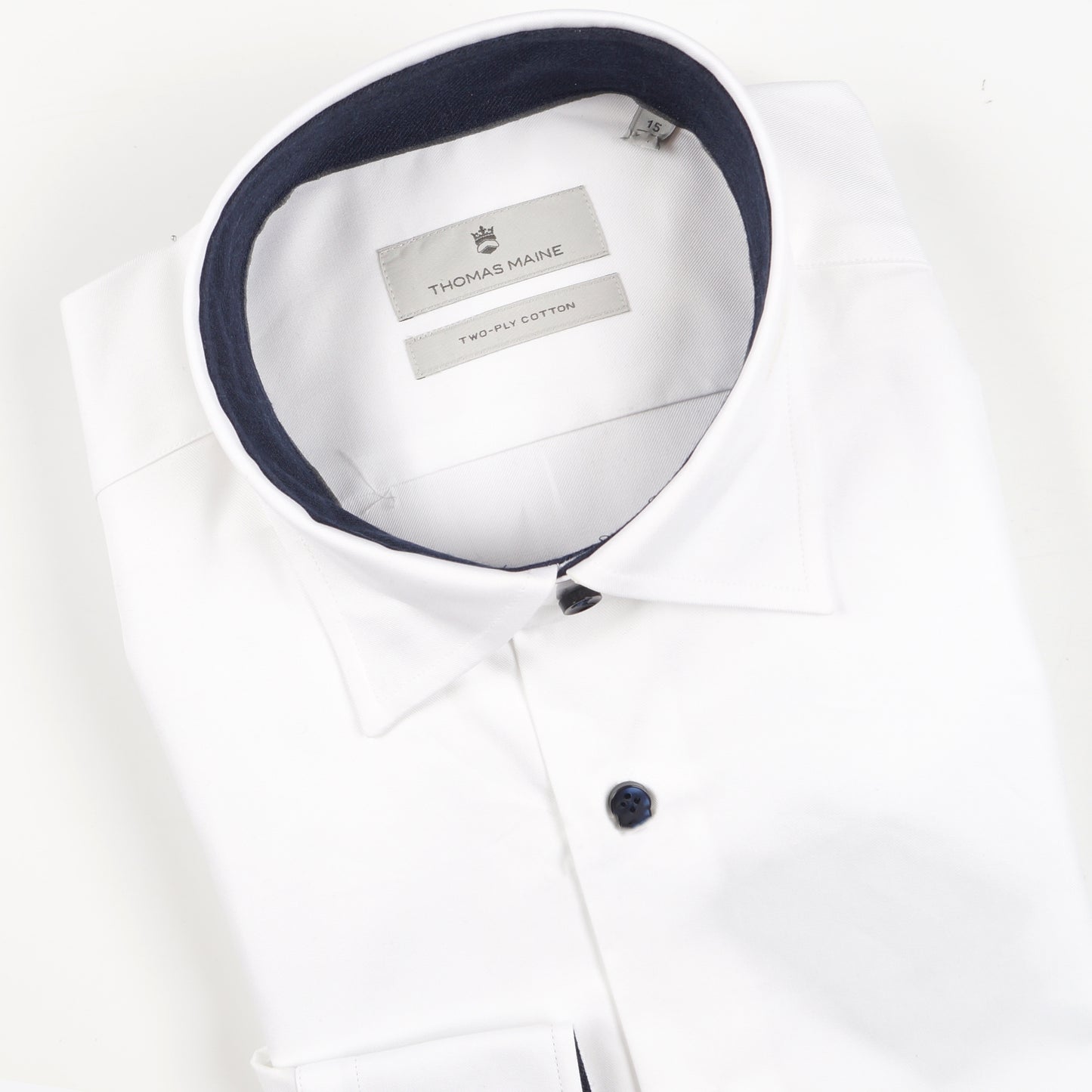- Bergamo Hidden BD Shirt - White