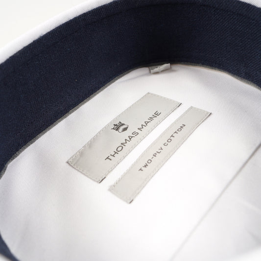 - Bergamo Hidden BD Shirt - White