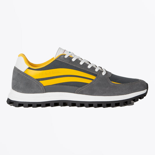 - Damon Leather Sneakers - Grey