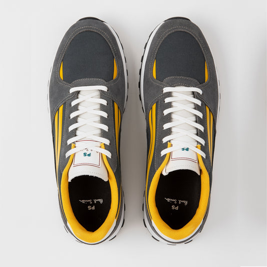 - Damon Leather Sneakers - Grey