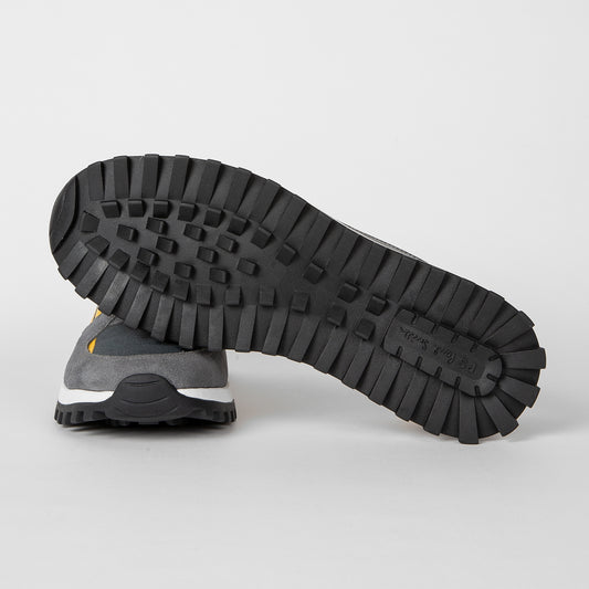 - Damon Leather Sneakers - Grey