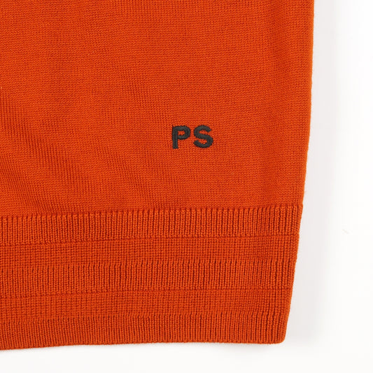 - Roll Neck Pullover - Dark Rust