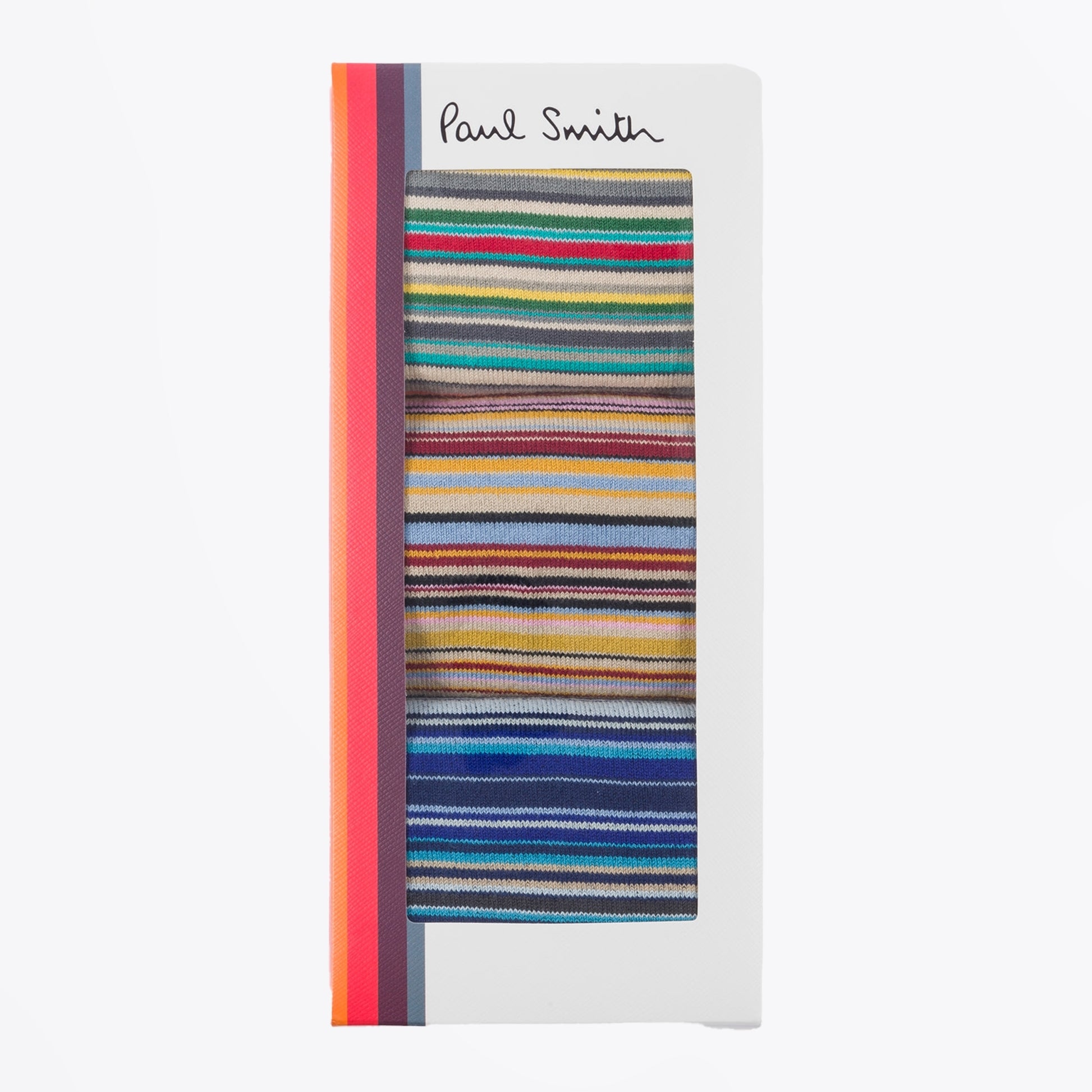 Paul Multi Stripe Socks 3 Pack - Multi