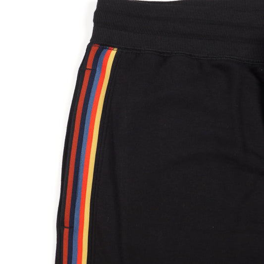 - Stripe Lounge Pants - Black