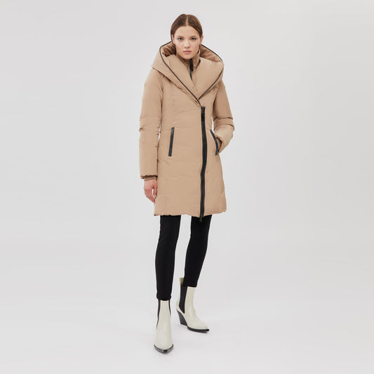 Kay No Fur Coat - Camel